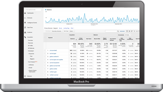SEO website list stats